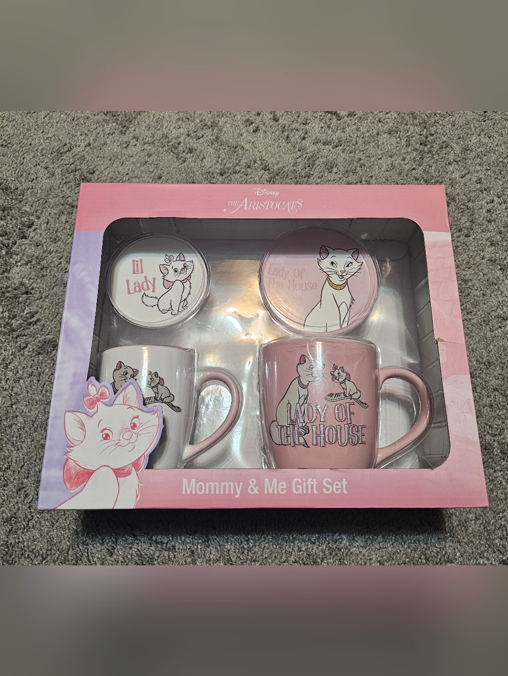 Culturefly Disney The Aristocats Mommy & Me Gift Set Mugs & Coasters